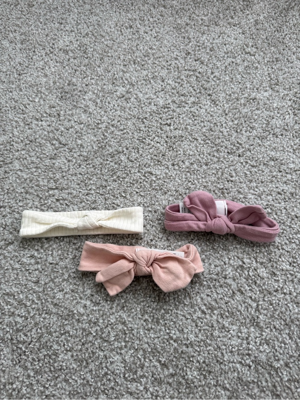 ✨Target Girls Knotted Headband Set - Dusty Pink, Mauve & Cream✨